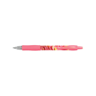 Stylo roller G-2 Flow Rose encre gel bleue pointe moyenne - Pilot - Rougier et Plé