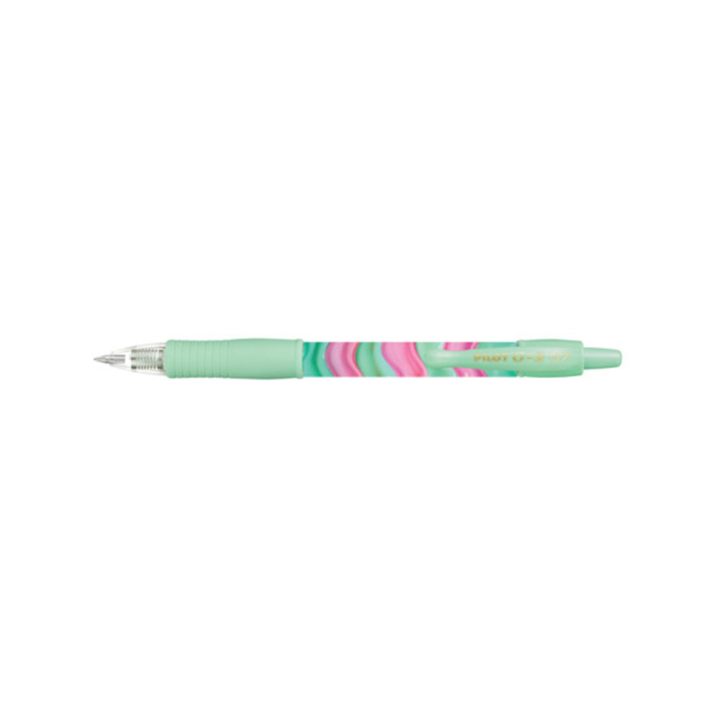 Stylo roller G-2 Flow Vert encre gel noire pointe moyenne - Pilot - Rougier et Plé