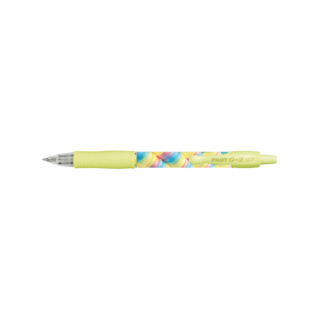 Stylo roller G-2 Flow Jaune encre gel noire pointe moyenne - Pilot - Rougier et Plé