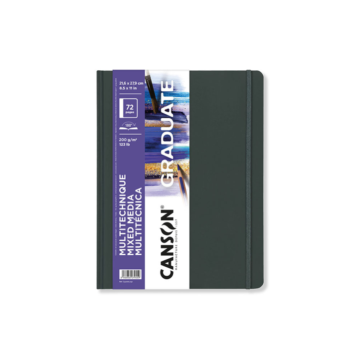 Carnet multi-techniques 21,6 x 27,9 cm Graduate 200g/m² 36 feuilles - Canson - Rougier et Plé
