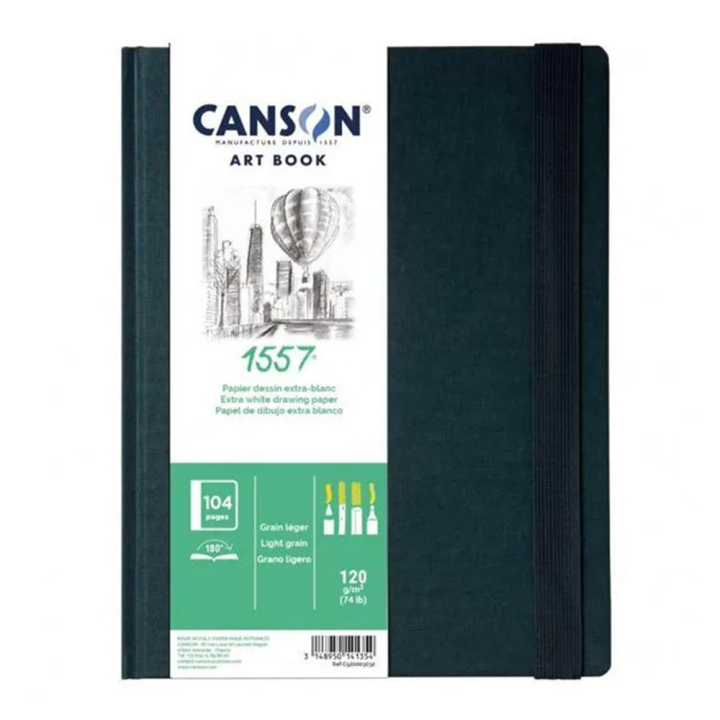 Carnet Art book 14 x 21,6 cm 1557 120g/m² 52 feuilles - Canson - Rougier et Plé