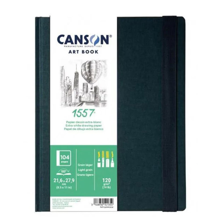Carnet Art book 21,6 x 27,9 cm 1557 120g/m² 52 feuilles - Canson - Rougier et Plé