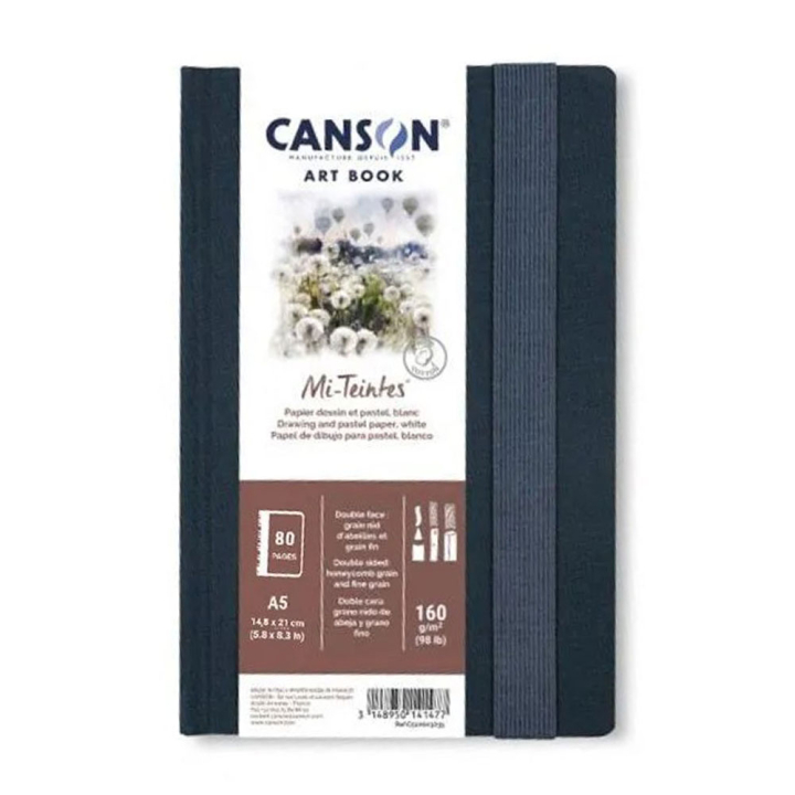 Carnet Art book 14 x 21,6 cm Mi-teintes 160g/m² 40 feuilles - Canson - Rougier et Plé