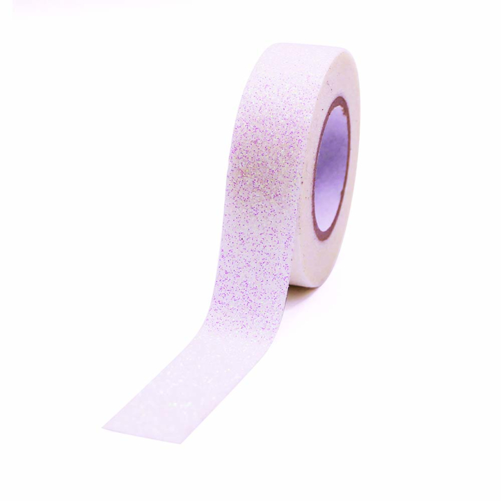 Masking tape blanc irisé 15 mm x 5 m - Global Gift - Rougier et Plé