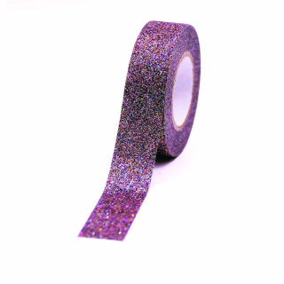 Masking tape paillettes multicolor 15 mm x 5 m - Global Gift - Rougier et Plé