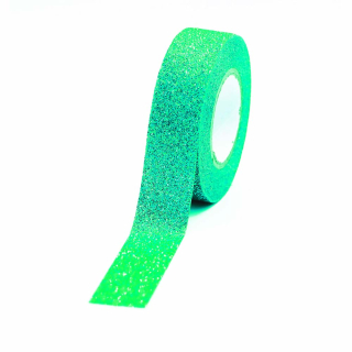 Masking tape paillettes turquoise 15 mm x 5 m - Global Gift - Rougier et Plé