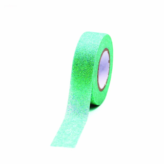 Masking tape paillettes vert d'eau 15 mm x 5 m - Global Gift - Rougier et Plé