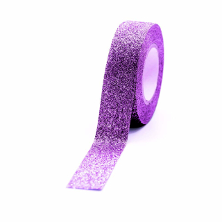 Masking tape paillettes vieux rose 15 mm x 5 m - Global Gift - Rougier et Plé