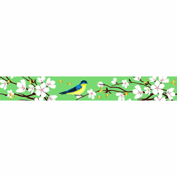 Masking tape branches de cerisier 15 mm x 5 m - Global Gift - Rougier et Plé