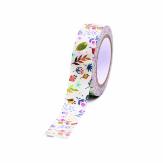 Masking tape champètre 15mm x 5m - Global Gift - Rougier et Plé