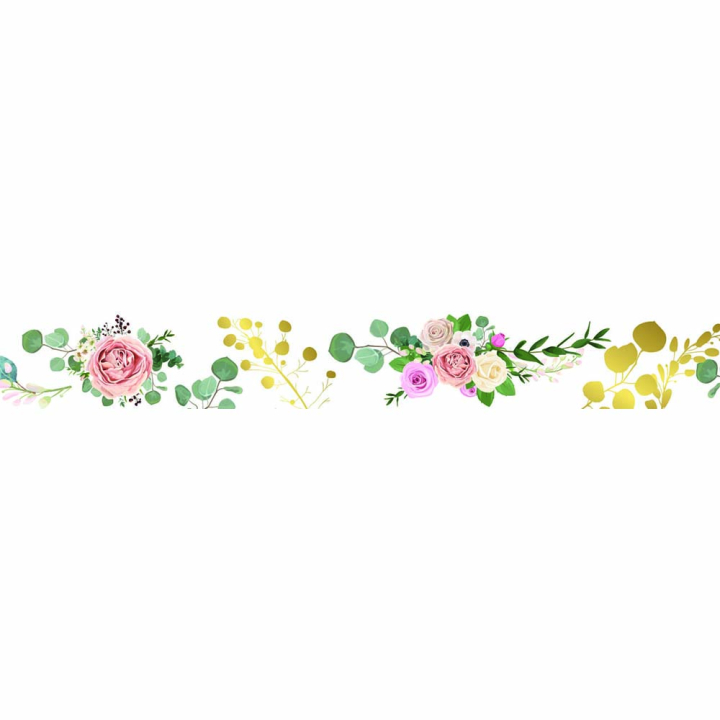 Masking tape bouquets mariage 15 mm x 5 m - Global Gift - Rougier et Plé