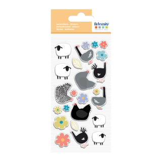 Puffy stickers Saute-mouton - Artemio - Rougier et Plé