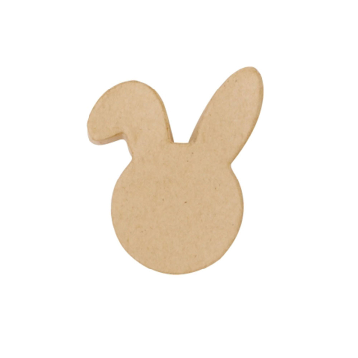 Petite boîte lapin en papier mâché 8,5 x 6,5 x 3 cm - Décopatch - Rougier et Plé