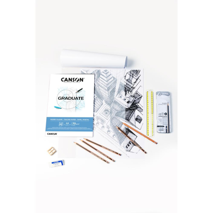 Bloc Graduate Calque 70g/m² 40F - Canson - Rougier et Plé