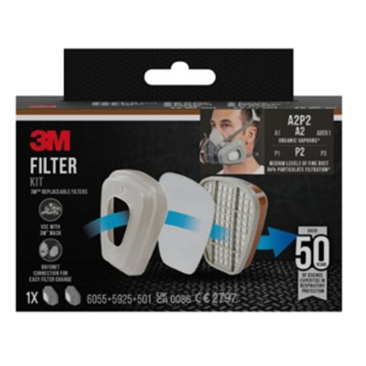 Filtres pour masque K6000 - 3M - Rougier et Plé
