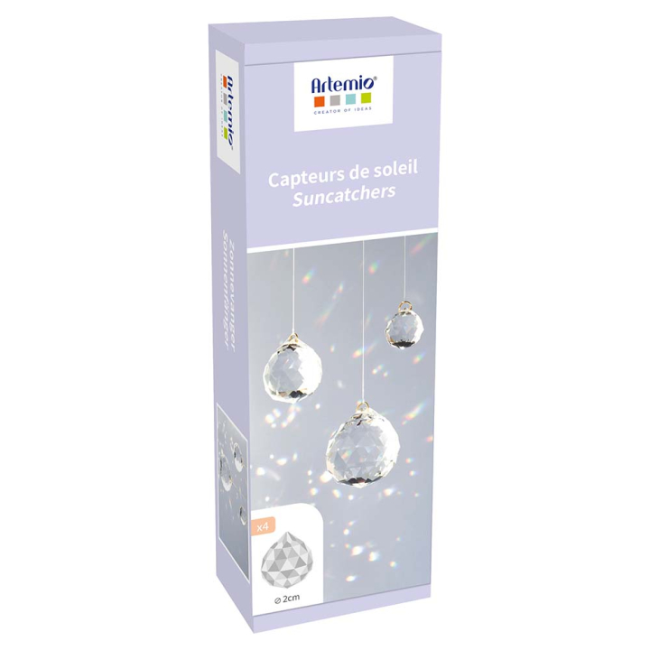 Set de 4 capteurs de soleil 2 cm - Artemio - Rougier et Plé