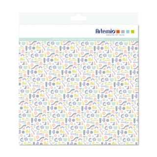 Set de 10 feuilles naissance 150g/m² - Artemio - Rougier et Plé