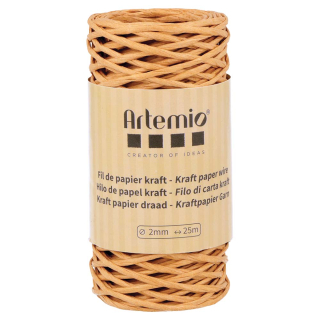 Fil de papier kraft 2 mm x 25 m - Artemio - Rougier et Plé