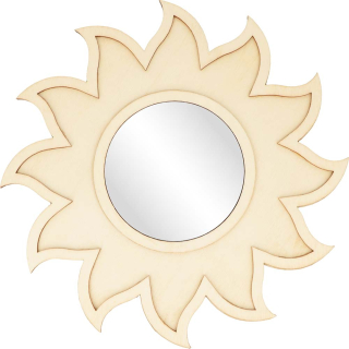 Miroir en bois Soleil - Artemio - Rougier et Plé