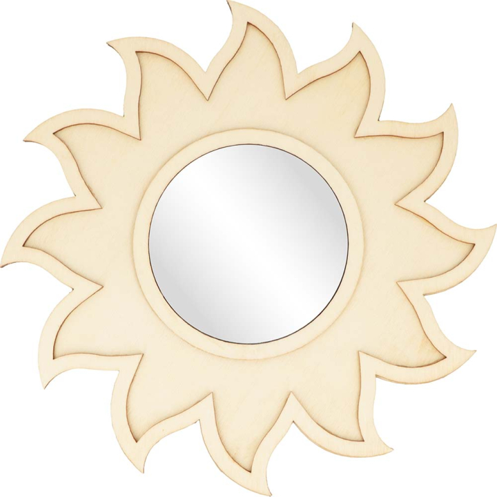 Miroir en bois Soleil - Artemio - Rougier et Plé