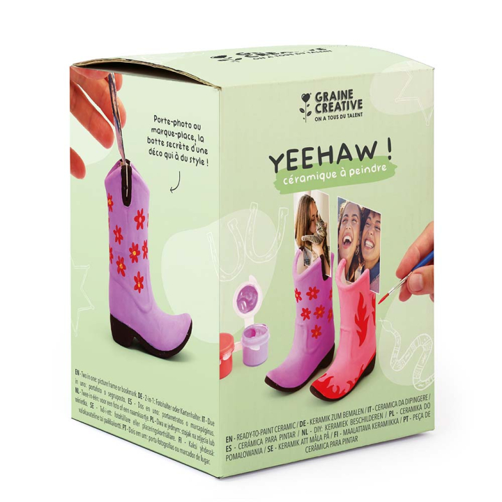 Kit céramique 2 bottes à décorer - Graine Créative - Rougier et Plé