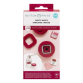 Insert à bouton pression carré 31mm + 5 bout - We R Memory Keepers - Rougier et Plé