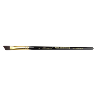 Pinceau plat biseauté Black Ruby 30PS synthétique - Léonard - Rougier et Plé
