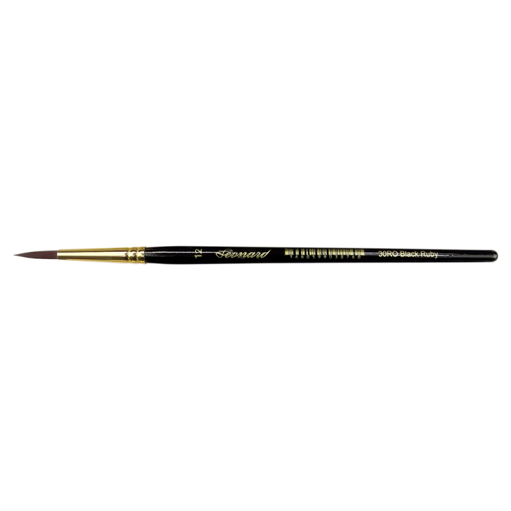 Pinceau Rond Black Ruby 30RO synthétique - Léonard - Rougier et Plé