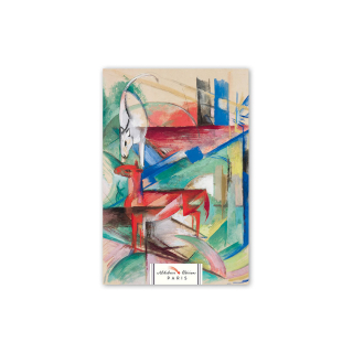 Carnet Artbook A5 14,8 x 21 cm Franz Mark composition - Alibabette Éditions - Rougier et Plé