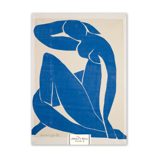 Carnet Artbook A4 21 x 29,7 cm Matisse nu bleu - Alibabette Éditions - Rougier et Plé