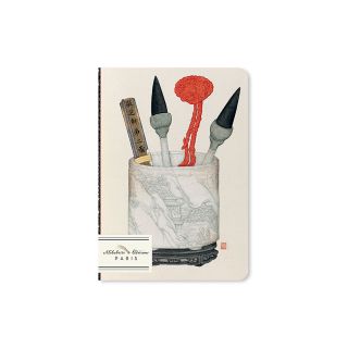 Carnet ligné A6 10 x 15 cm Les pinceaux - Alibabette Éditions - Rougier et Plé