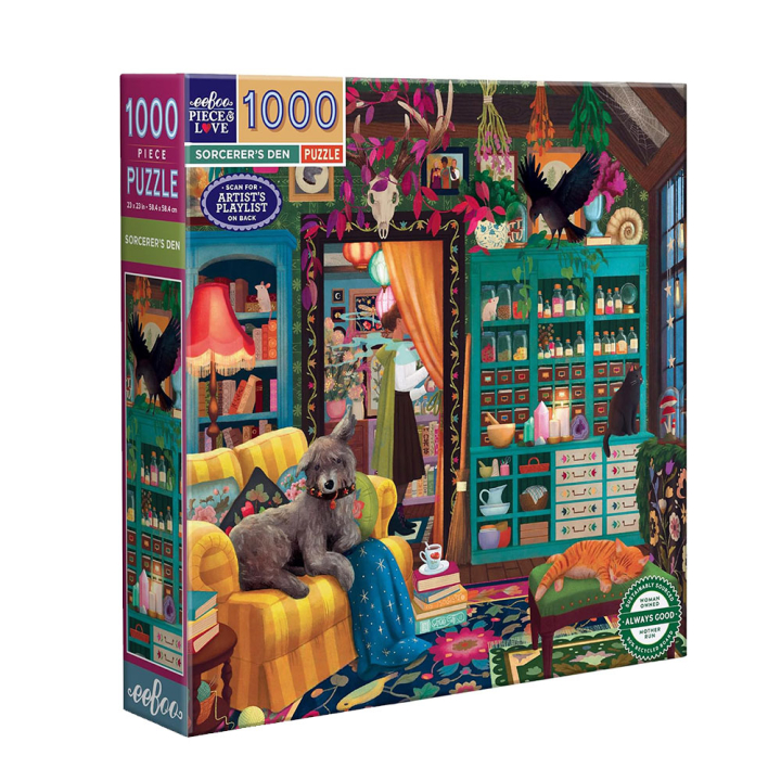 Puzzle Sorcerer's Den 1000 pièces - Eeboo - Rougier et Plé