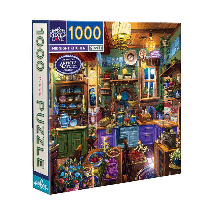 Puzzle Midnight Kitchen 1000 pièces - Eeboo - Rougier et Plé