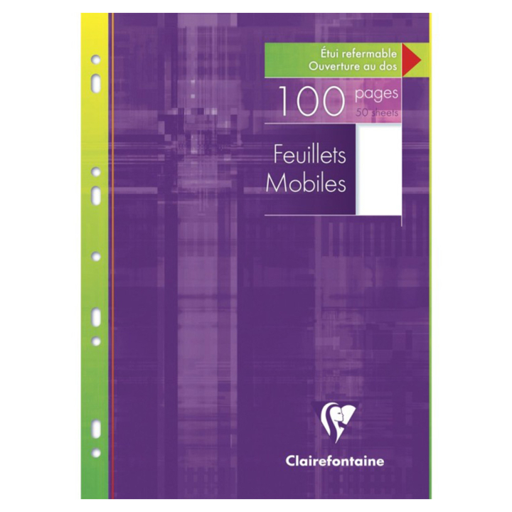 Feuillets mobiles Dessin sous étui 60 pages 125 g/m² 17 x 22 cm - Clairefontaine - Rougier et Plé