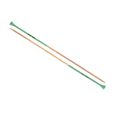Aiguilles à tricoter en bois de manguier 40 cm N°5 - Bohin - Rougier et Plé