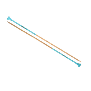 Aiguilles à tricoter en bois de manguier 40 cm N°5,5 - Bohin - Rougier et Plé