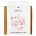 Kit Broderie Point de croix Fleurs de cerisier - Rico Design - Rougier et Plé