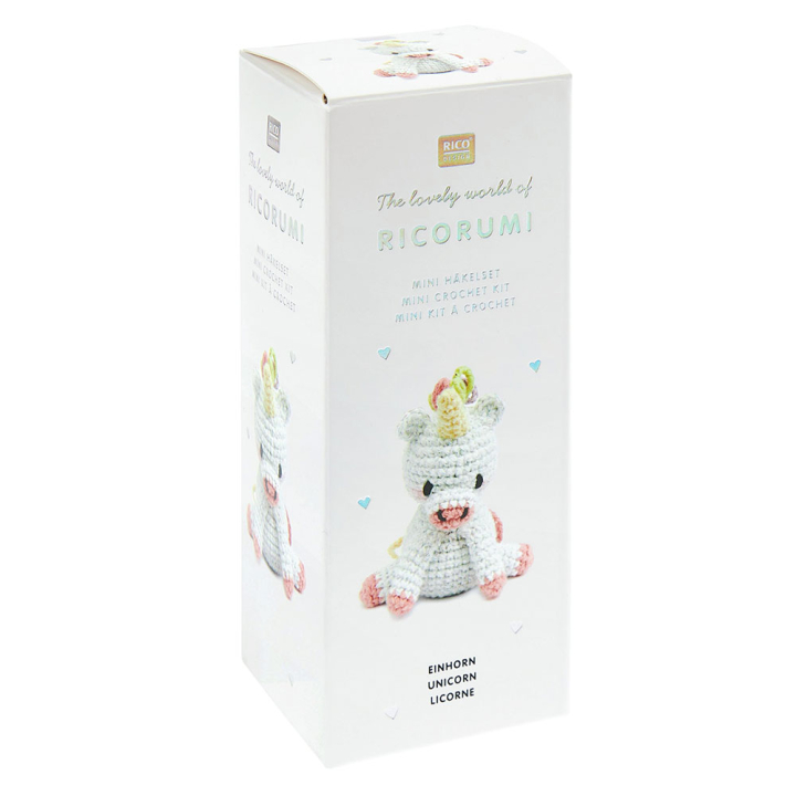 Kit crochet Ricorumi mini Licorne - Rico Design - Rougier et Plé