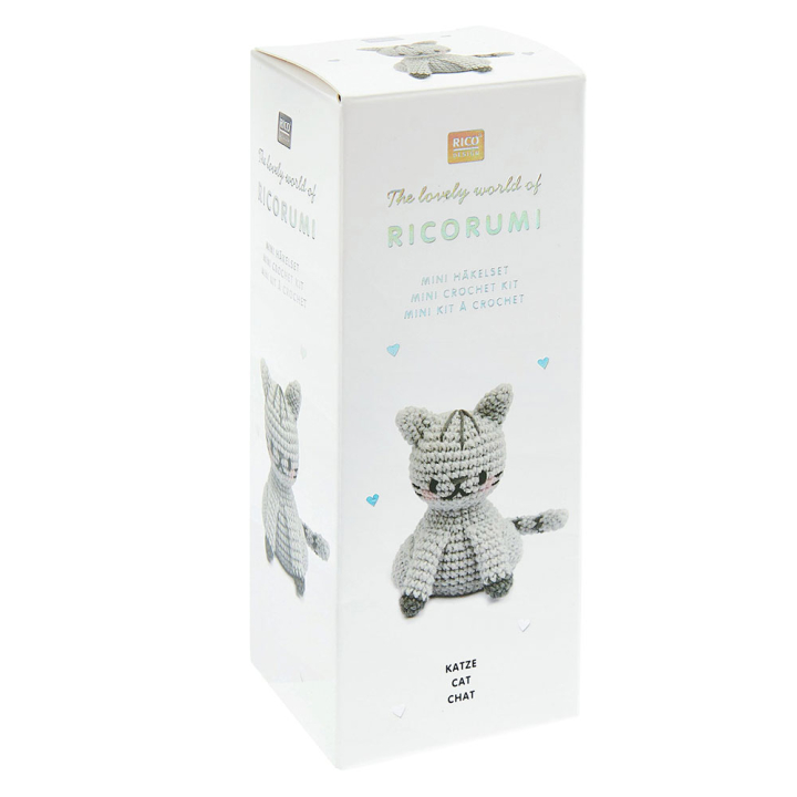 Kit crochet Ricorumi mini Chat - Rico Design - Rougier et Plé