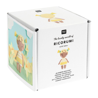 Kit crochet Ricorumi Blooming Beauties Narcisse jaune - Rico Design - Rougier et Plé