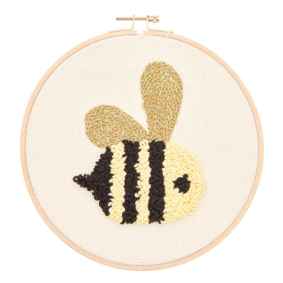 Kit Punch Needle Abeille - Rico Design - Rougier et Plé