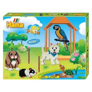 Kit créatif de 4000 perles Mes animaux - Hama - Rougier et Plé