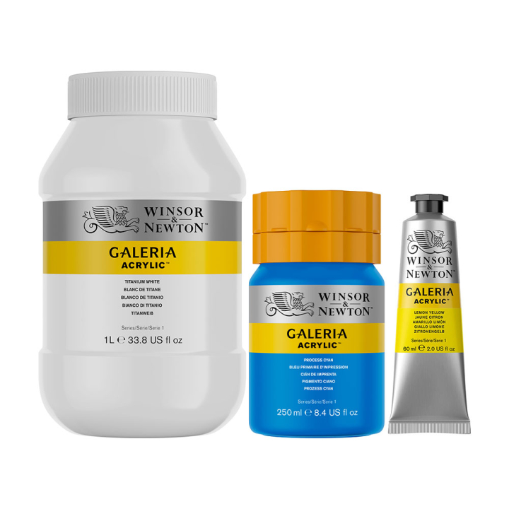 Peinture acrylique fine Galeria - Winsor & Newton - Rougier et Plé