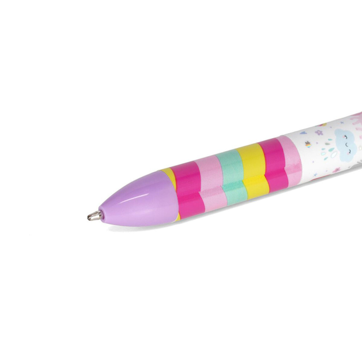 Stylo à Bille 2 Couleurs Click&Clack Licorne - Legami - Rougier et Plé