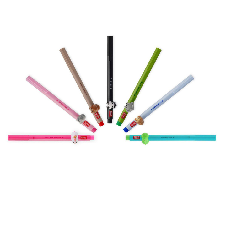 Stylo à Encre Gel Rose néon Licorne - Legami - Rougier et Plé