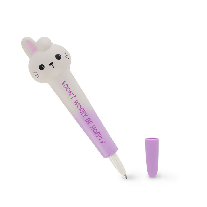 Stylo Antistress à Encre Gel Noire Lapin - Legami - Rougier et Plé