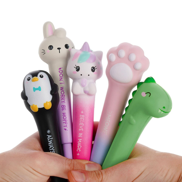 Stylo Antistress à Encre Gel Noire Licorne - Legami - Rougier et Plé