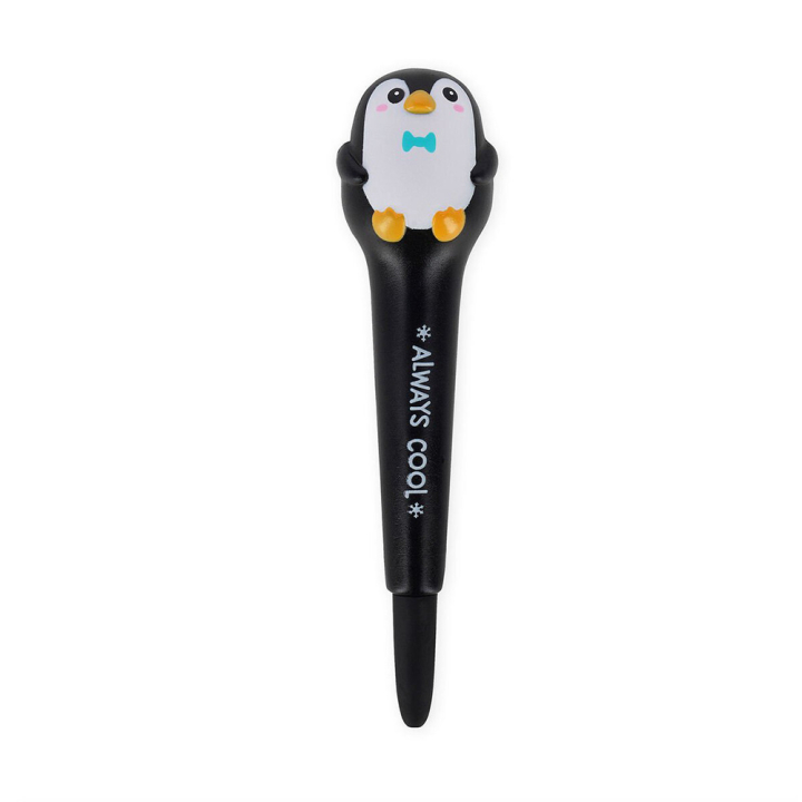Stylo Antistress à Encre Gel Noire Pingouin - Legami - Rougier et Plé