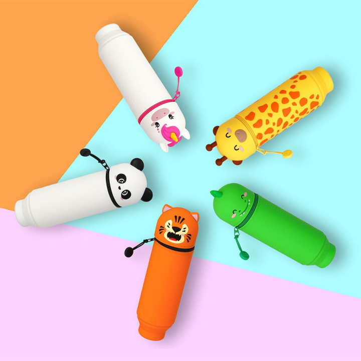 Trousse 2 en 1 Silicone Souple Dino - Legami - Rougier et Plé