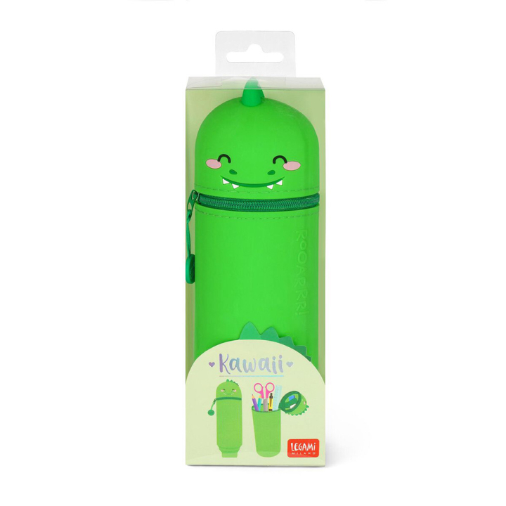 Trousse 2 en 1 Silicone Souple Dino - Legami - Rougier et Plé